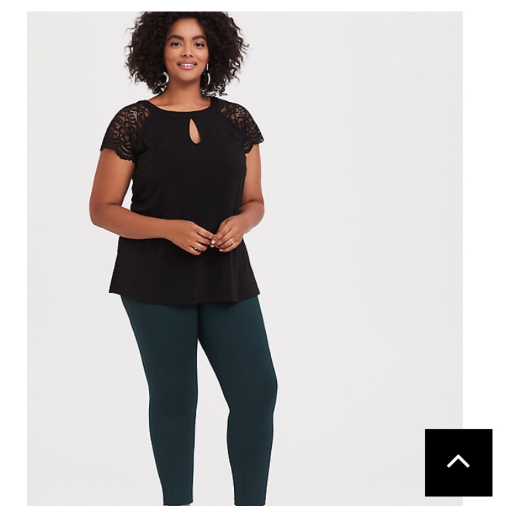 Torrid navy blouse